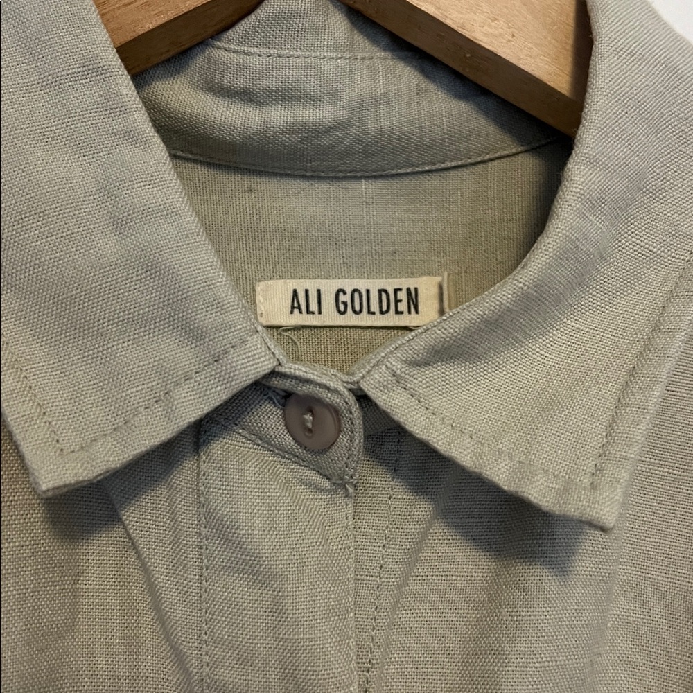 Ali Golden linen shirt - Picture 2 of 3